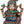 21" Turbaned Inlay Ganesha | Brass with Stone | Handmade | Made In India