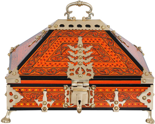 Ritual Box from Kerala - Handmade Brass Home Decor