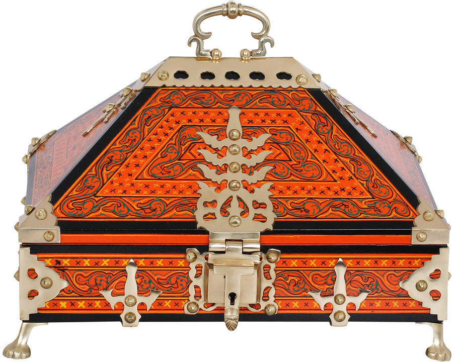 Ritual Box from Kerala - Handmade Brass Home Decor