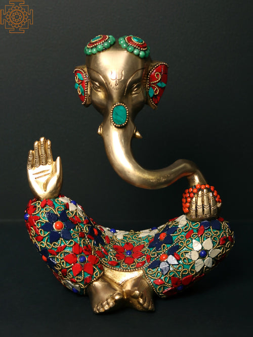 Ganesha Brass Statue for Home Decor