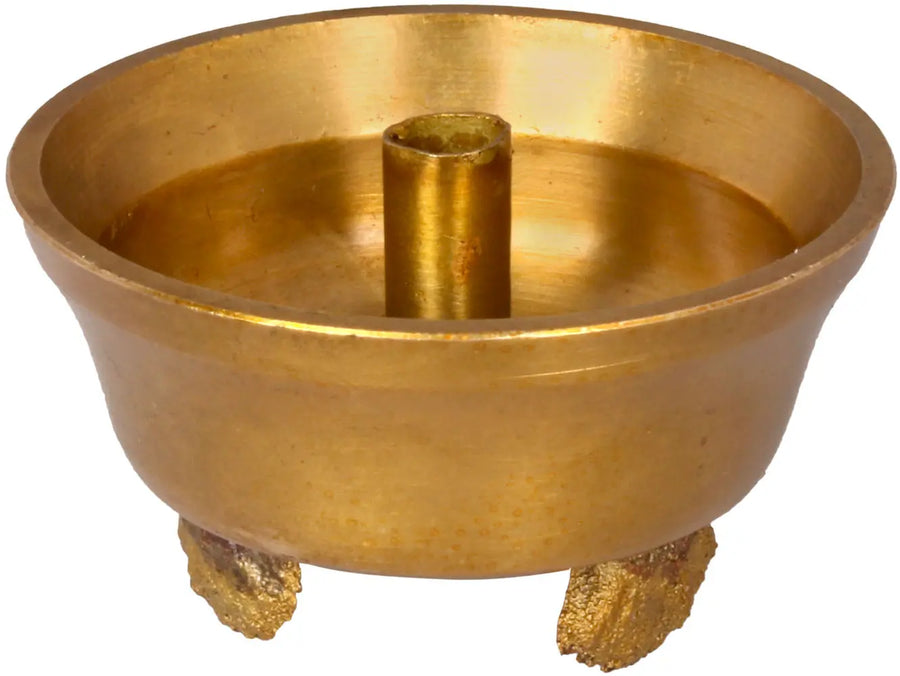 2" Handmade Brass Puja Diya for Pooja