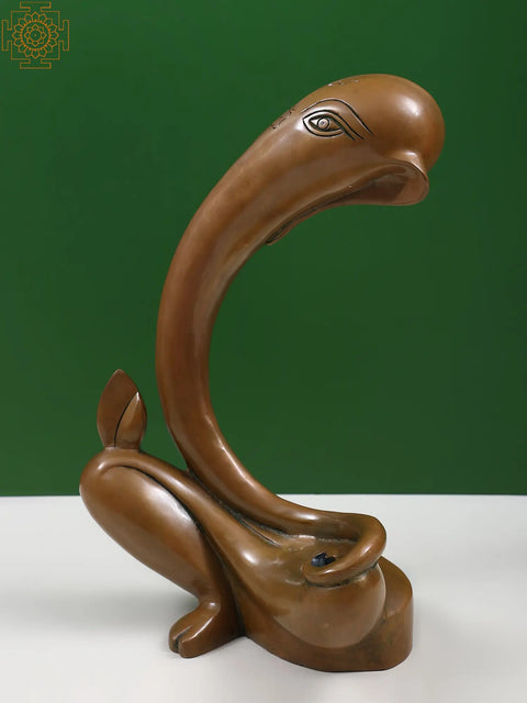 An Eternal Blessing Unfolding in Quiet Motion (Modern Sculpture of Lord Ganesha)