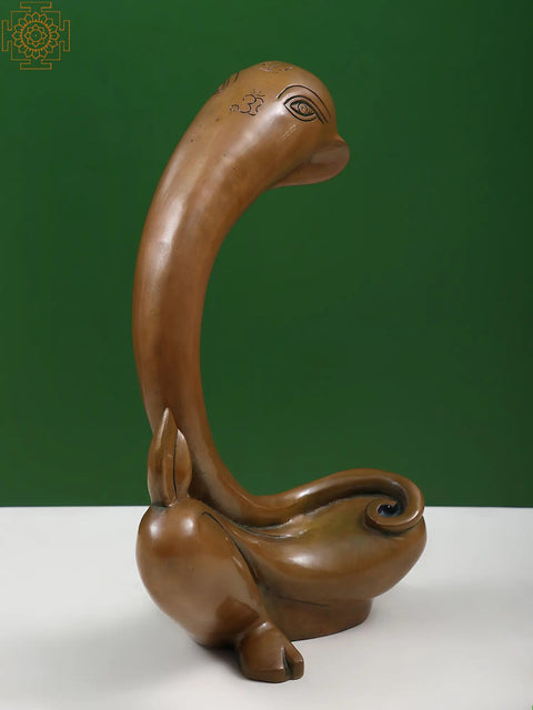 An Eternal Blessing Unfolding in Quiet Motion (Modern Sculpture of Lord Ganesha)