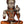 15" Seated Hanuman Holding a Gada (Mace) In Brass | Handmade | Made In India
