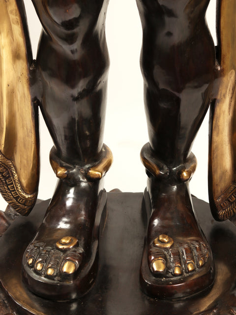 77" Super Large Blessing Hanuman Brass Statue | Handmade | Made In India