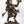 Brown Colour Lord Hanuman Idol Carrying Mountain of Sanjeevani Herbs | Brass Statue