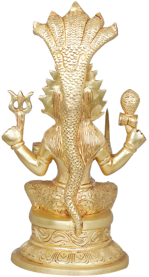 10" Mariamman - Goddess Durga of South India In Brass | Handmade | Made In India