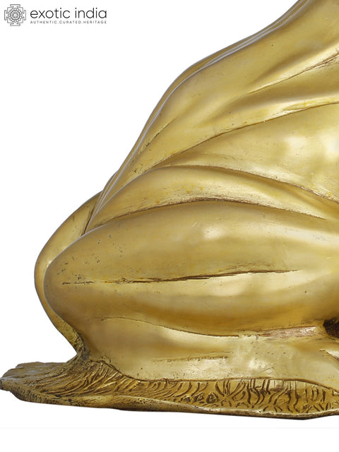 8" Feng Shui Frog In Brass | Handmade | Made In India