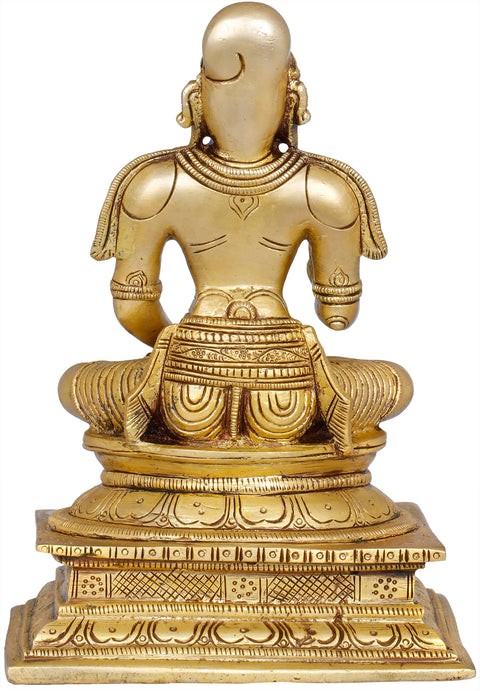 8" Lord Shiva In Brass | Handmade | Made In India