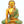 14" Buddha with Pinda-Patra In Brass | Handmade | Made In India
