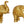Pair of Decorated Elephants with Bells and Upraised Trunks (Auspicious According to Vastu)
