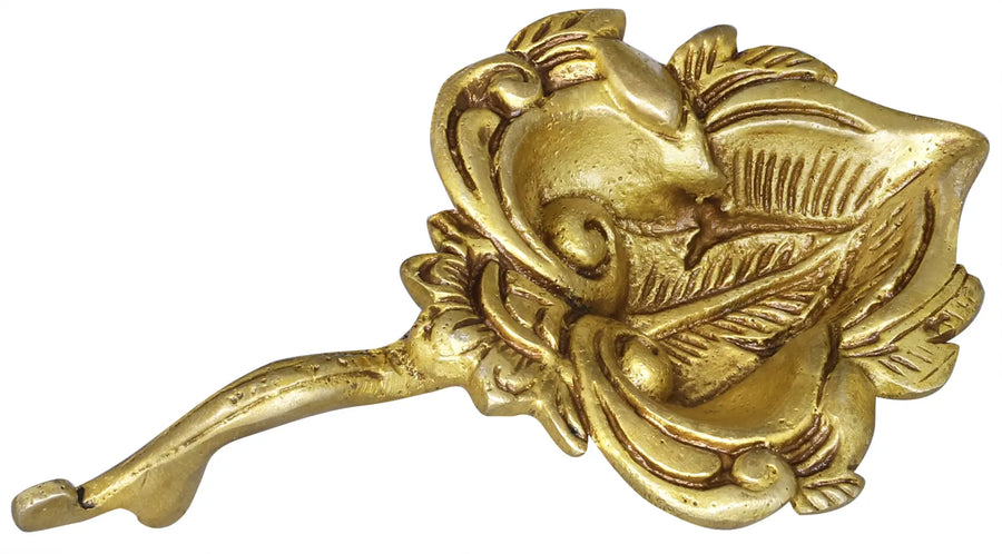3" Brass Handheld Puja Diya Handmade Idol