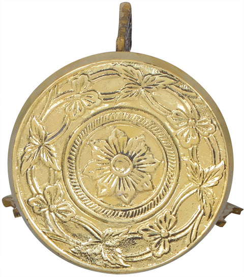 Brass Small Circular Puja Chowki