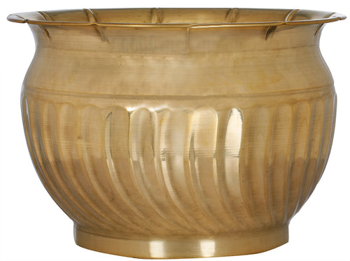 Brass Indoor Plant Planter for Home Decor
