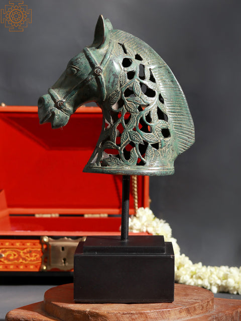 Horse Head on Stand