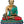 13" Lord Buddha Seated in Padmasana on Lotus Seat- Tibetan Buddhist In Brass | Handmade | Made In India