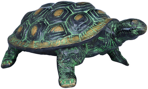Charming Golden Shades Brass Vastu Tortoise Statue