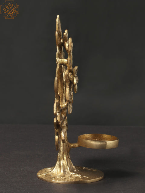 Brass Tree Candle Stand