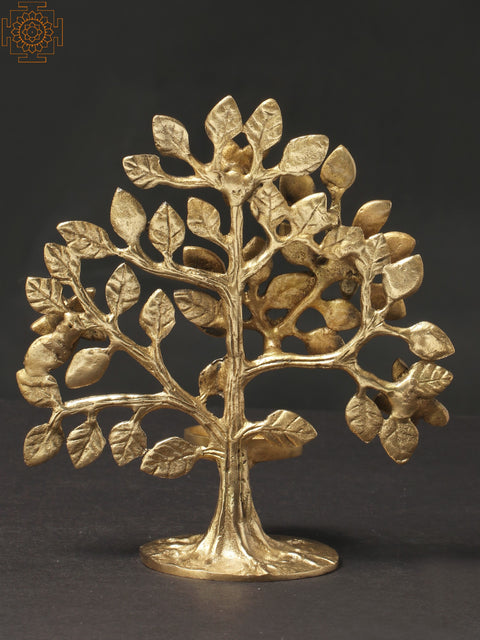 Brass Tree Candle Stand