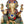 32" Lord Ganesha Brass Idol Decorated with Inlay Work