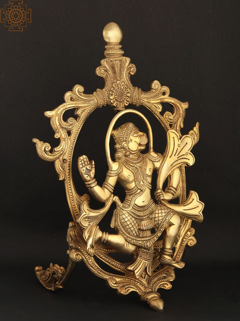Divine Vastu Mahabali Hanuman Brass Statue