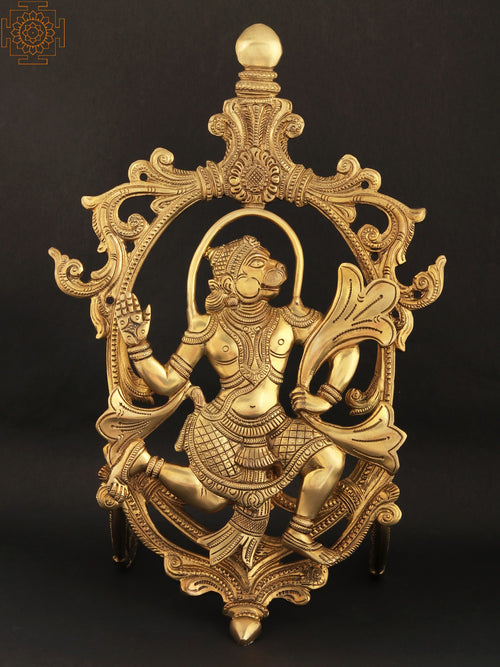 Divine Vastu Mahabali Hanuman Handmade Brass Statue