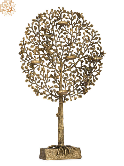 Tree of Life with Five Wax Diyas Holder