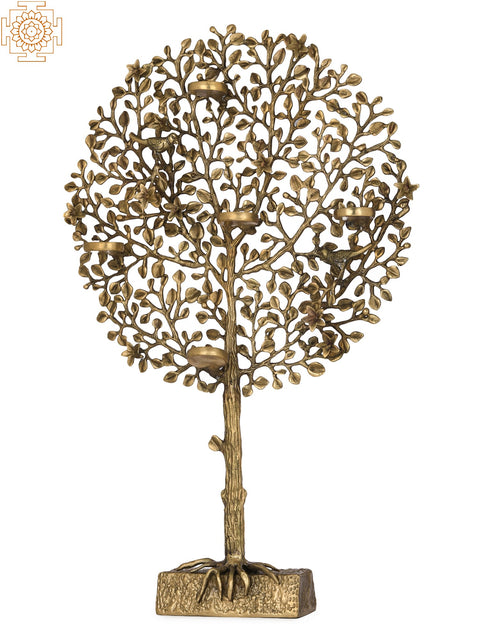 Tree of Life with Five Wax Diyas Holder