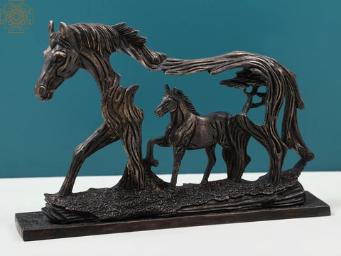 Stylized Horse Under Horse