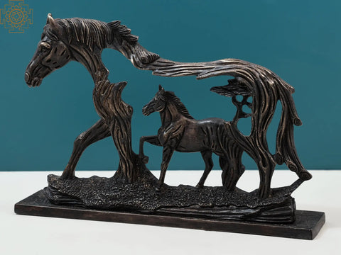 Stylized Horse Under Horse