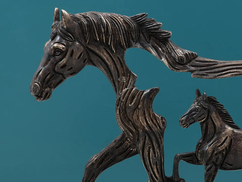 Stylized Horse Under Horse