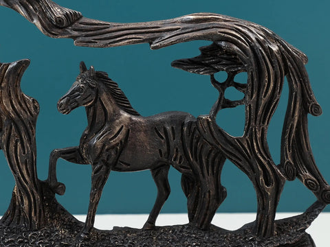 Stylized Horse Under Horse