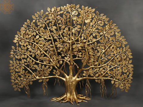 Stunning Tree with Perched Birds and Root Stand