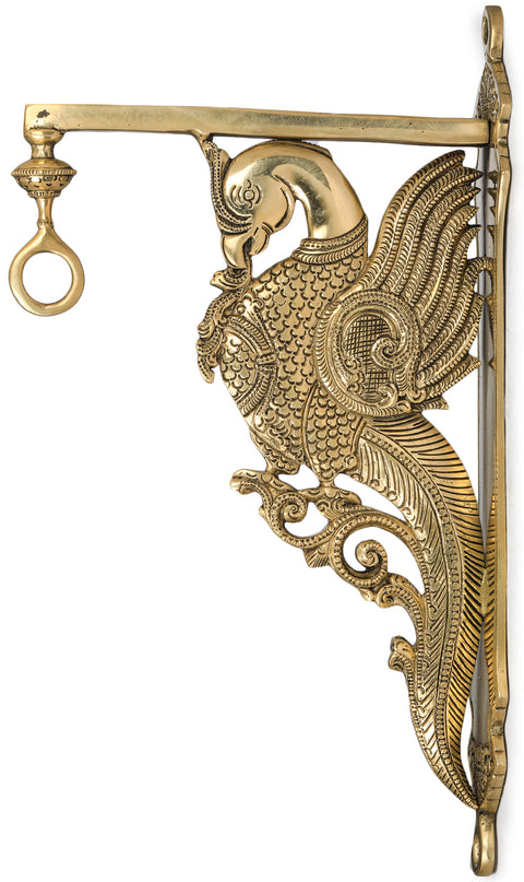 Wall Fixed Bell Hanging Parrot Bracket