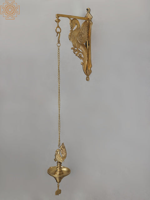 Wall Fixed Bell Hanging Parrot Bracket