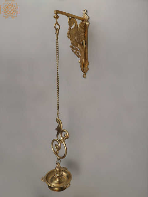 Wall Fixed Bell Hanging Parrot Bracket
