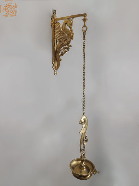 Wall Fixed Bell Hanging Parrot Bracket