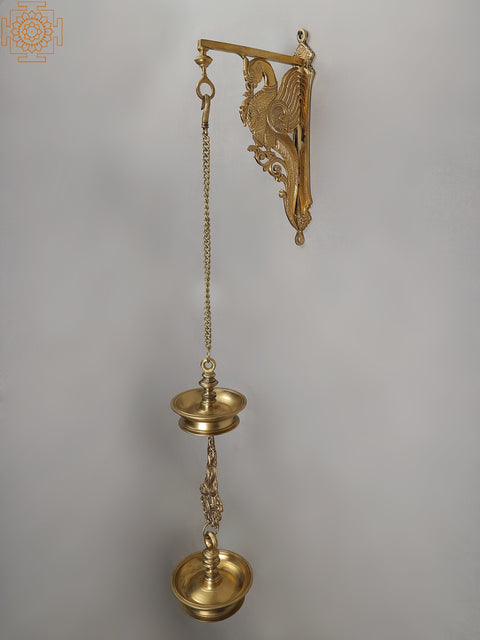 Wall Fixed Bell Hanging Parrot Bracket