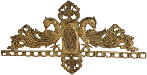 Peacock Toran in Brass