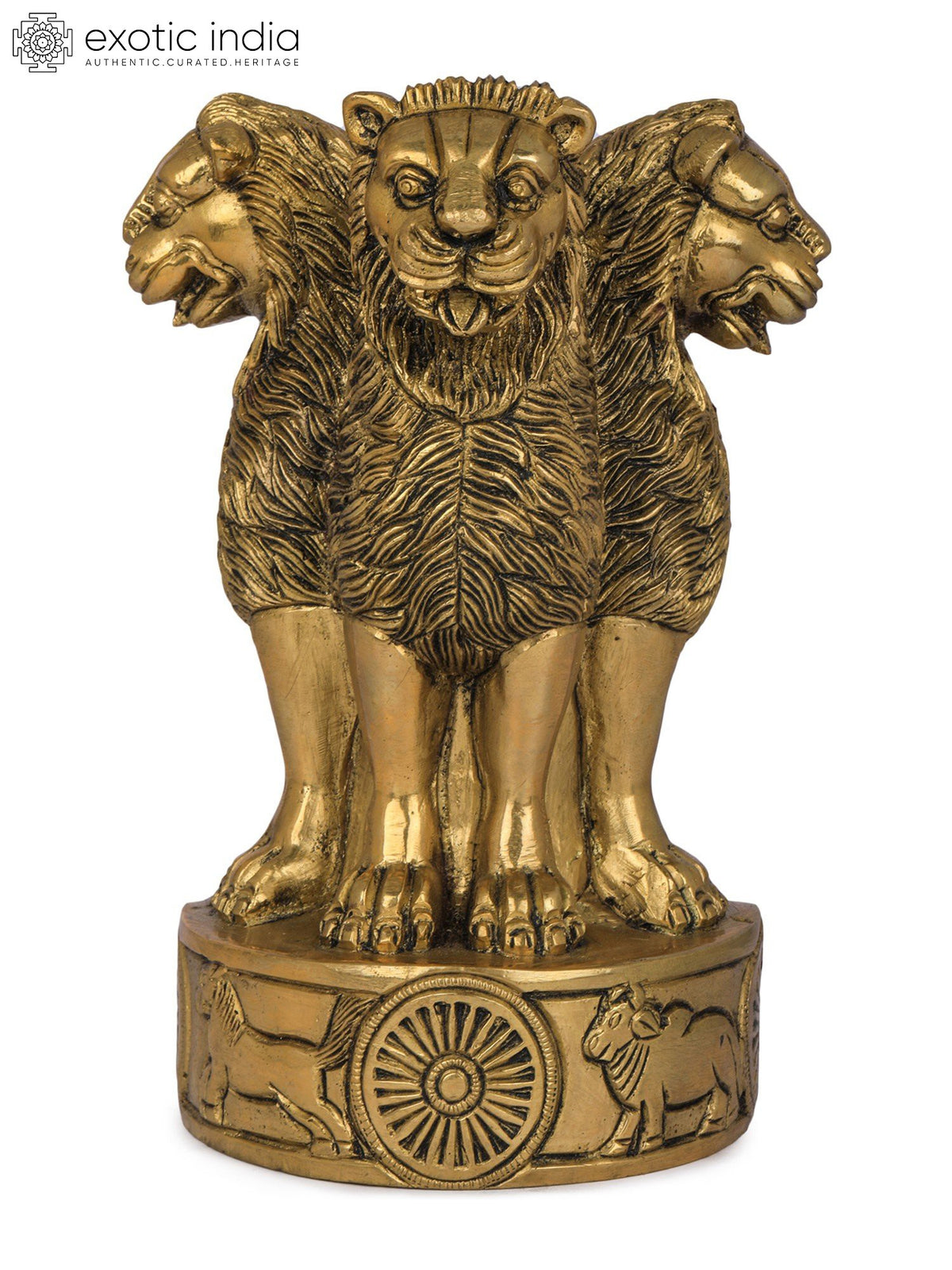 Ashoka Stambh (The National Emblem of India) Hollow Wall Hanging