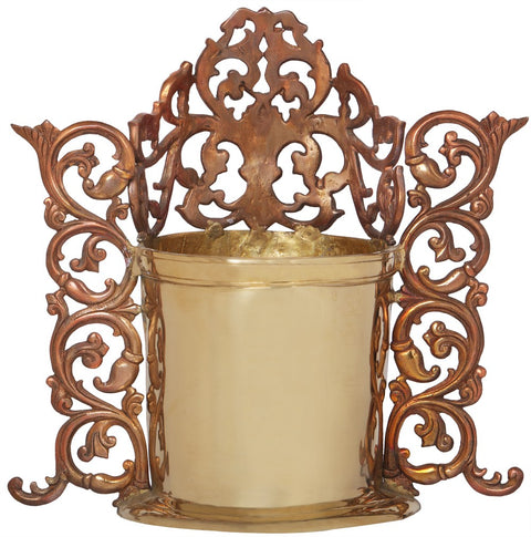 15" Superfine Goddess Parvati Head In Brass | Handmade | Made In India