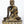 9" Tibetan Buddhist Bhumisparsha Buddha In Brass