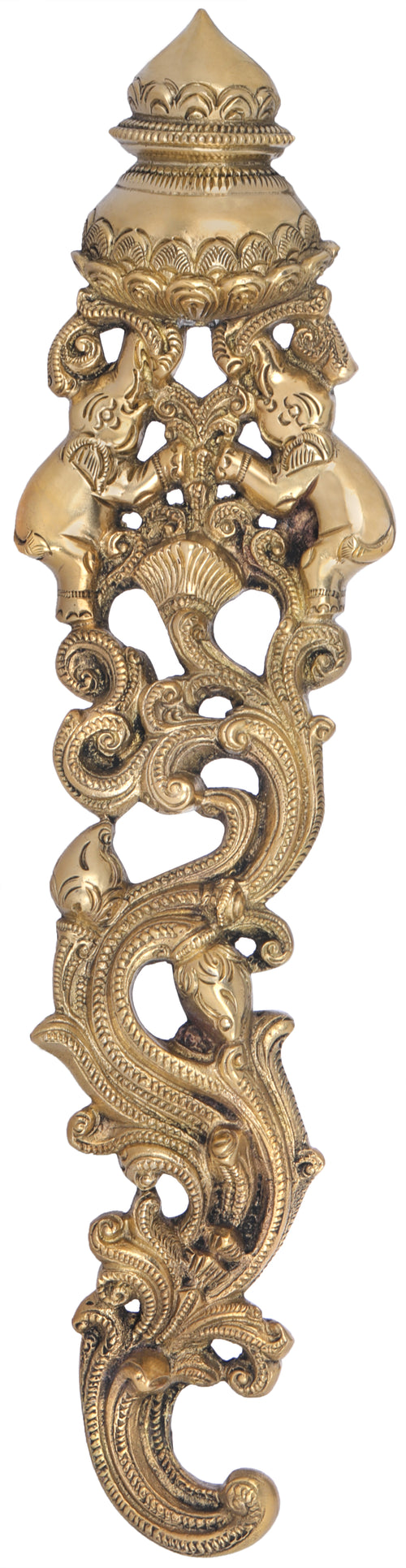Brass Elephant Door Handle for Home Decor
