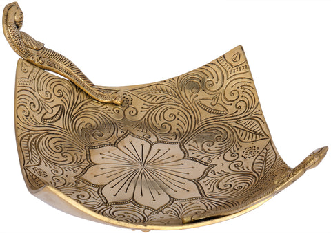 Fully Carved Designer Fruit Bowl