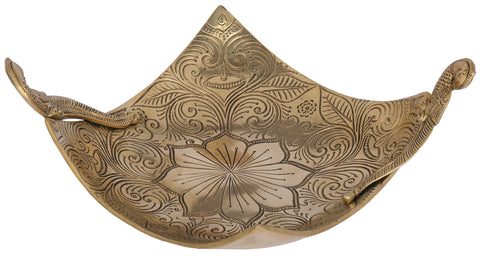 Fully Carved Designer Fruit Bowl