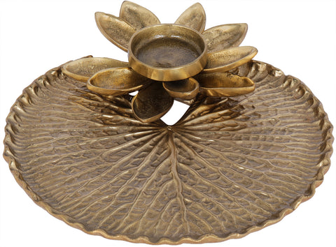 Lotus Flower Designer Candle Stand