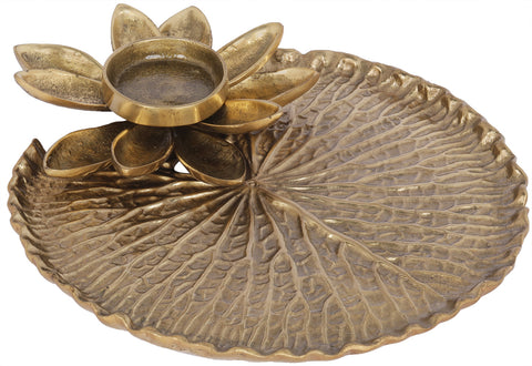 Lotus Flower Designer Candle Stand
