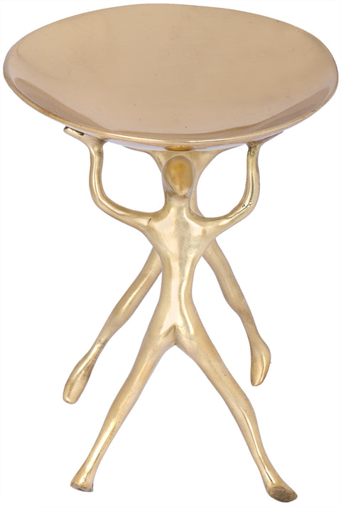 Round Tray Supported by Human Figures