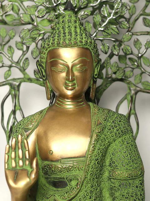 Lord Buddha Attaining Spiritual Enlightenment Under The Bodhi Tree - Tibetan Buddhist
