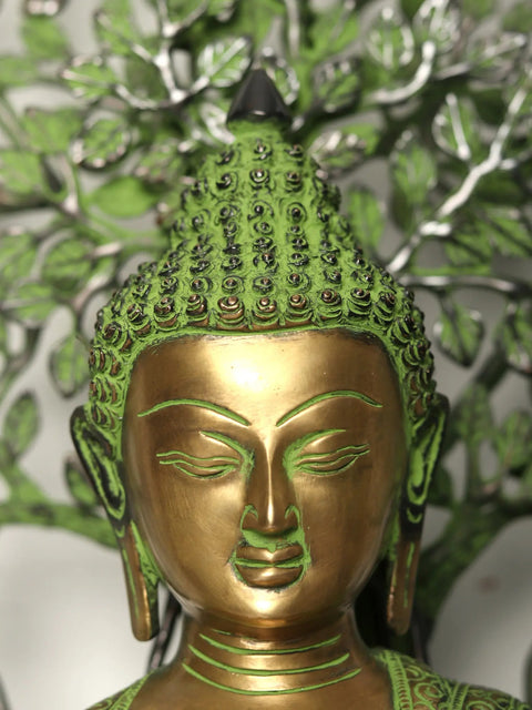Lord Buddha Attaining Spiritual Enlightenment Under The Bodhi Tree - Tibetan Buddhist